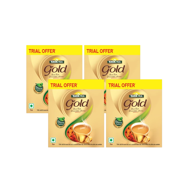 Tata Tea Gold Tea - Pack of 4