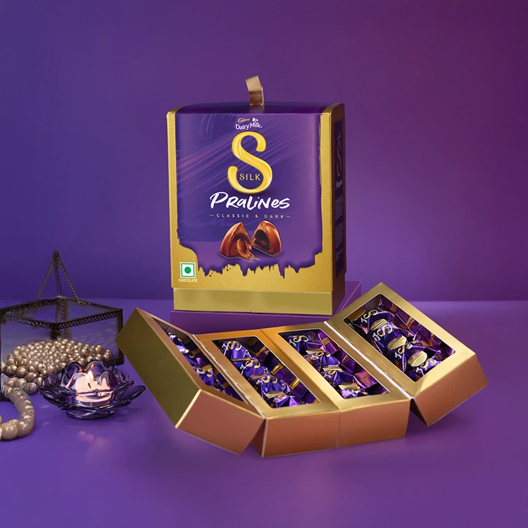 Cadbury Dairy Milk Silk Pralines Diwali Chocolate Gift Pack