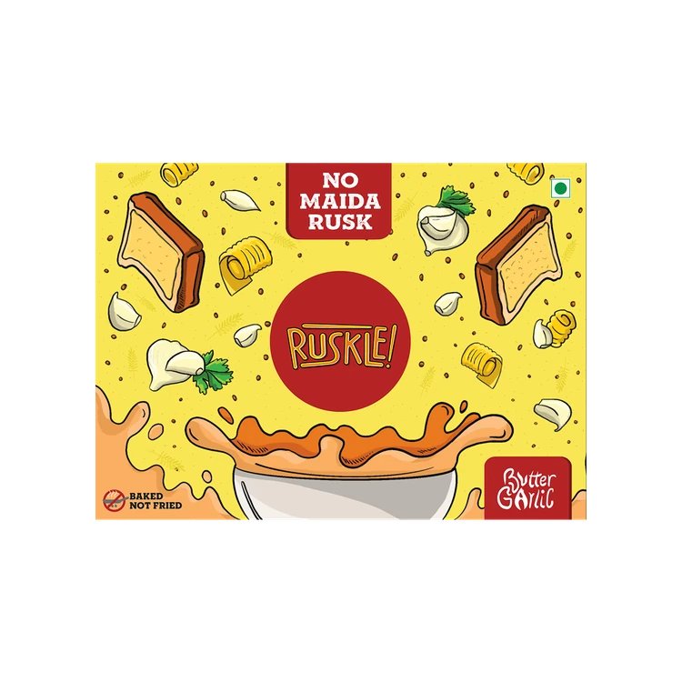 Ruskle Butter Garlic Rusk