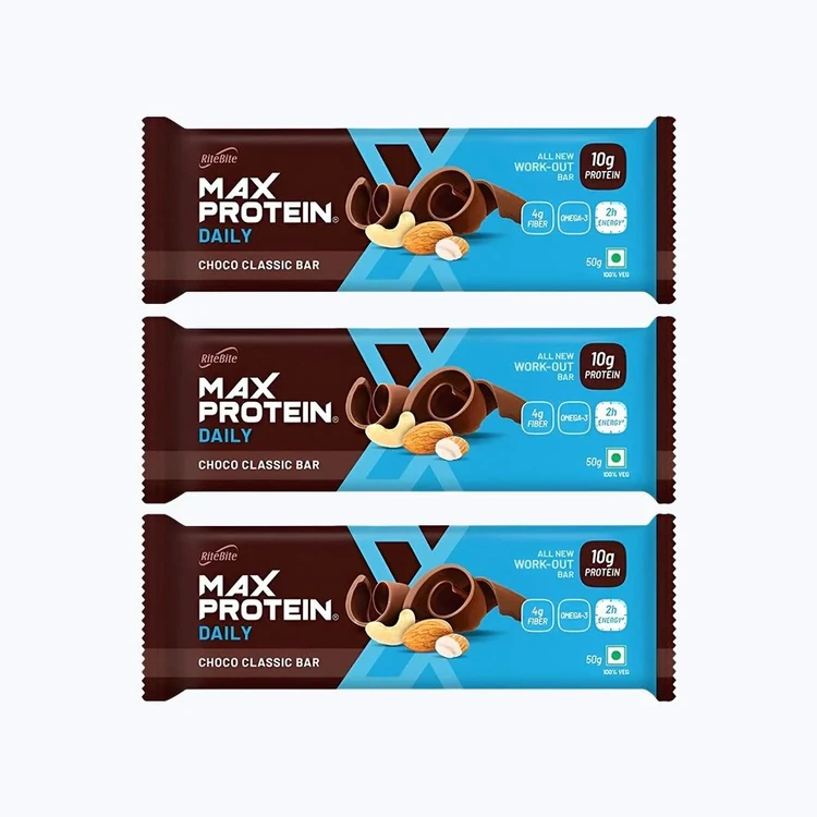 RiteBite Max Protein Daily Choco Classic 10 g Protein Bar - Pack of 3
