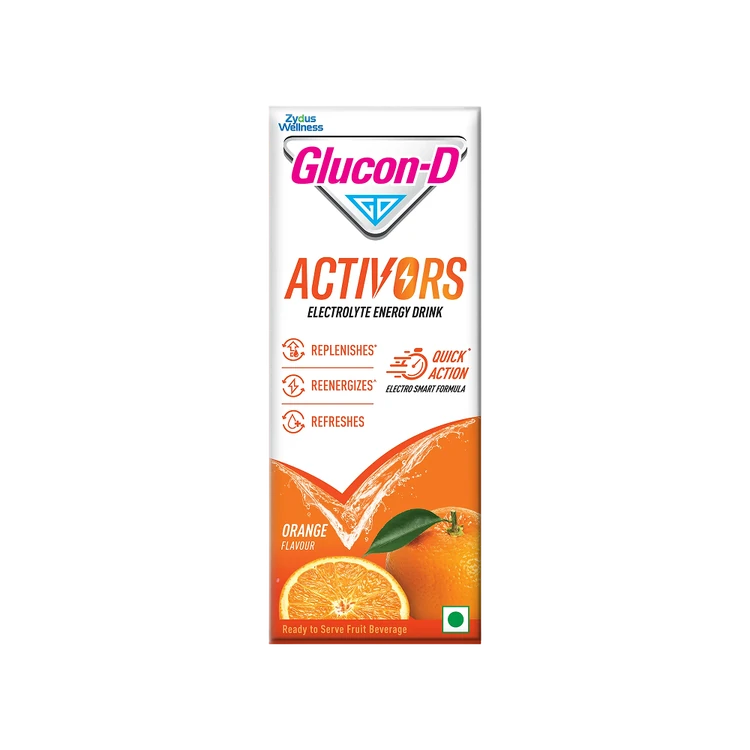 Glucon-D Activors Orange Electrolyte