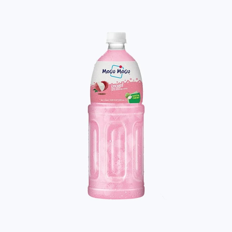 Mogu Mogu Lychee Fruit Drink With Nata De Coco