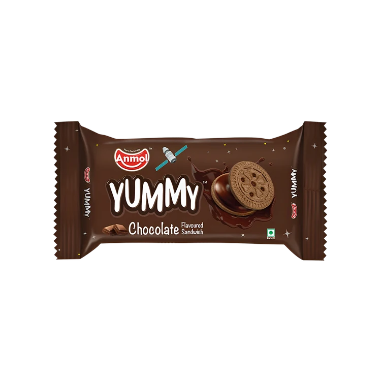Anmol Yummy Chocolate Sandwich Cream Biscuits