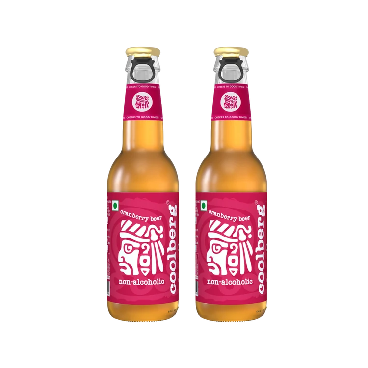 Coolberg Cranberry Non-Alcoholic Beer - Pack of 2