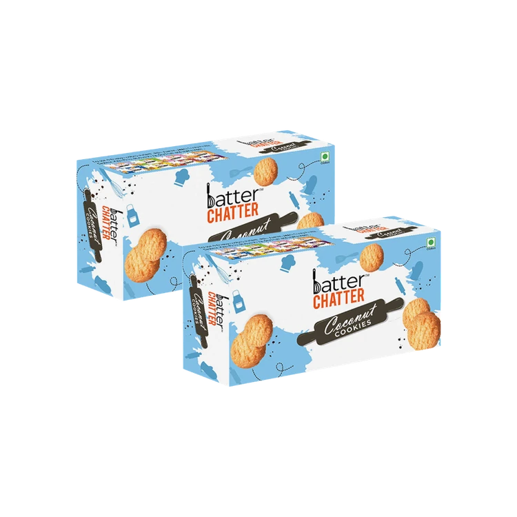 Batter Chatter Coconut Cookies - Pack of 2