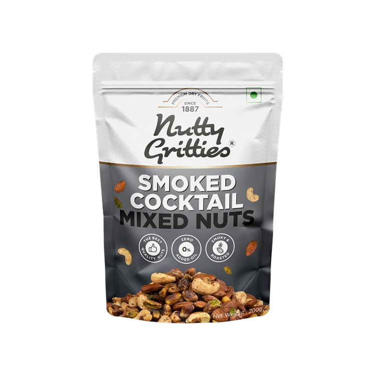 Nutty Gritties Smoked Cocktail Mix Nuts