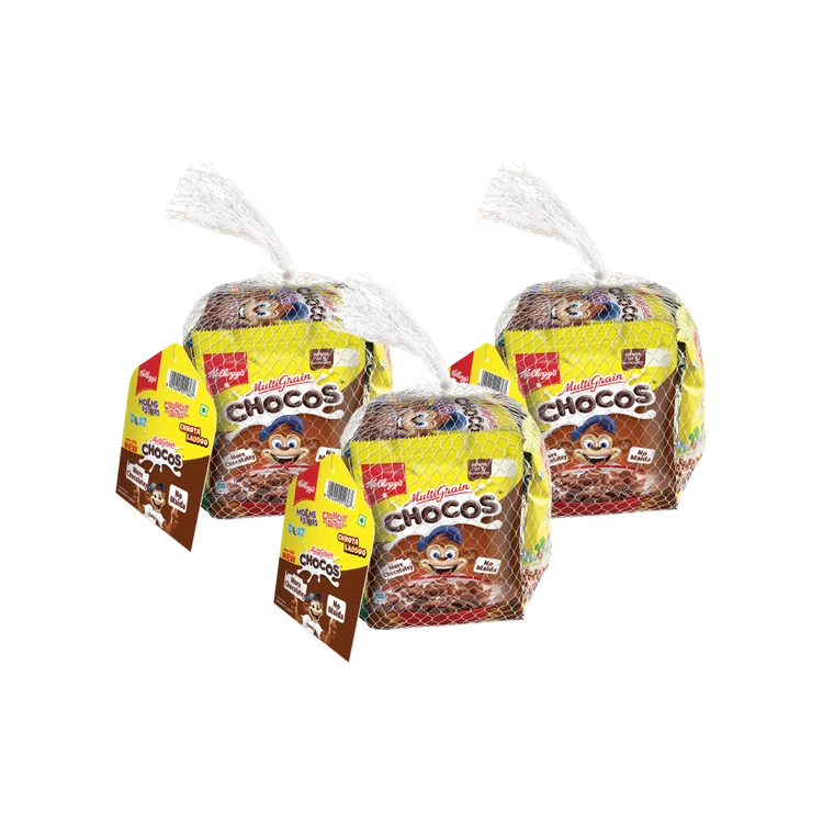 Kellogg's Chocos Chocos Multigrain Variety Pack - Pack of 3