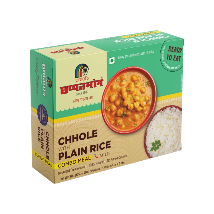 PATELS CHHAPPANBHOG Chhole with Plain Ready to Eat