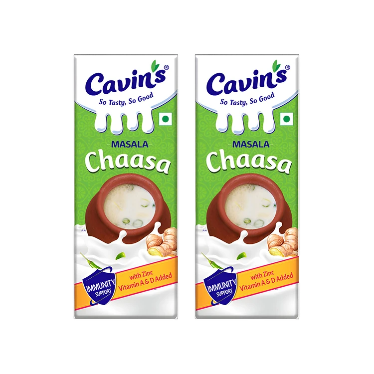 Cavin's Masala Chaas / Salted Buttermilk - Pack of 2