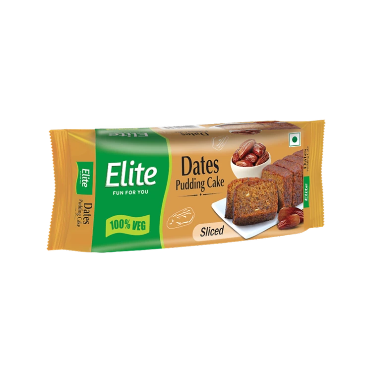 Elite Dates Pudding 100% Veg Slice Cake