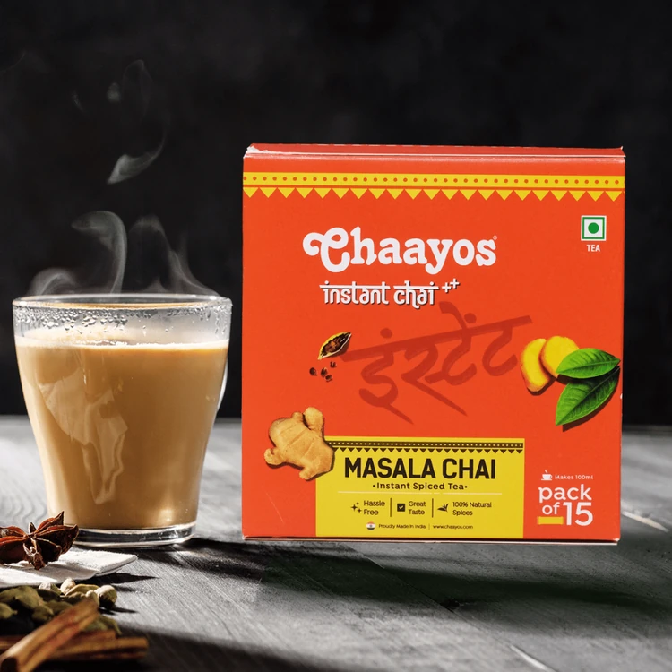 Chaayos Masala Instant Tea Premix Regular Sugar