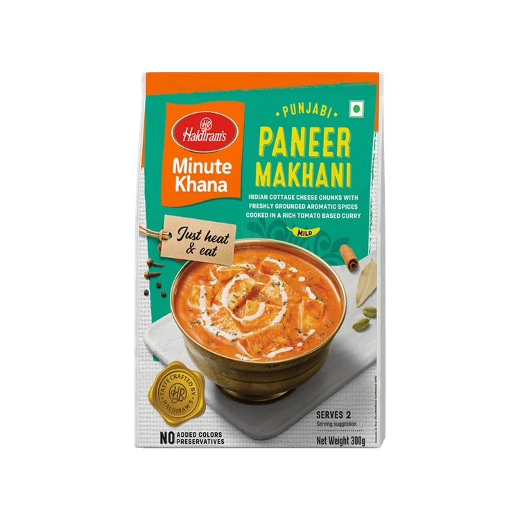 Haldiram's Minute Khana Paneer Makhani Ready to Eat