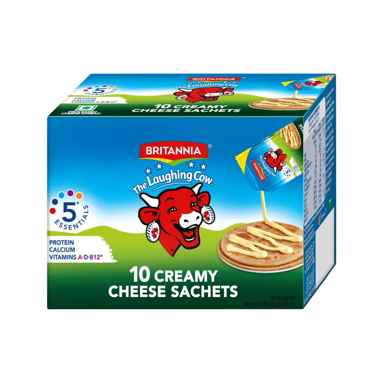 Britannia Laughing Cow Creamy Cheese Spread Sachets