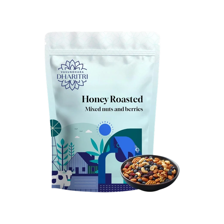 Vasundhara Dharitri Honey Roasted Mixed Nuts & Berries Muesli