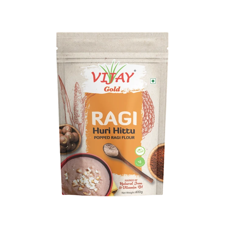 Vijay Huri Hittu Popped Ragi Flour (Ragi Hittu)