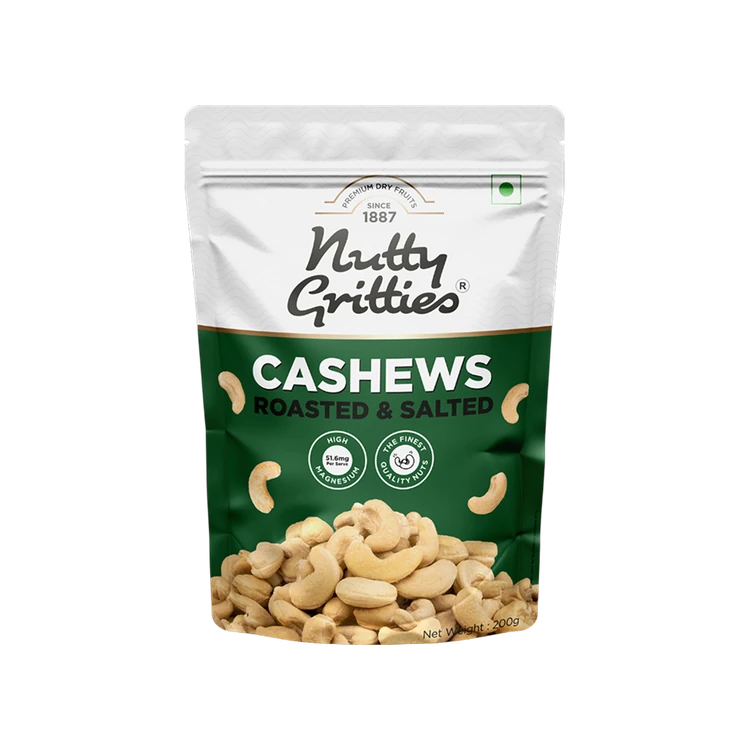 Nutty Gritties Lightly Salted & Roasted Jumbo Flavoured Cashew (Flavoured Godambi)