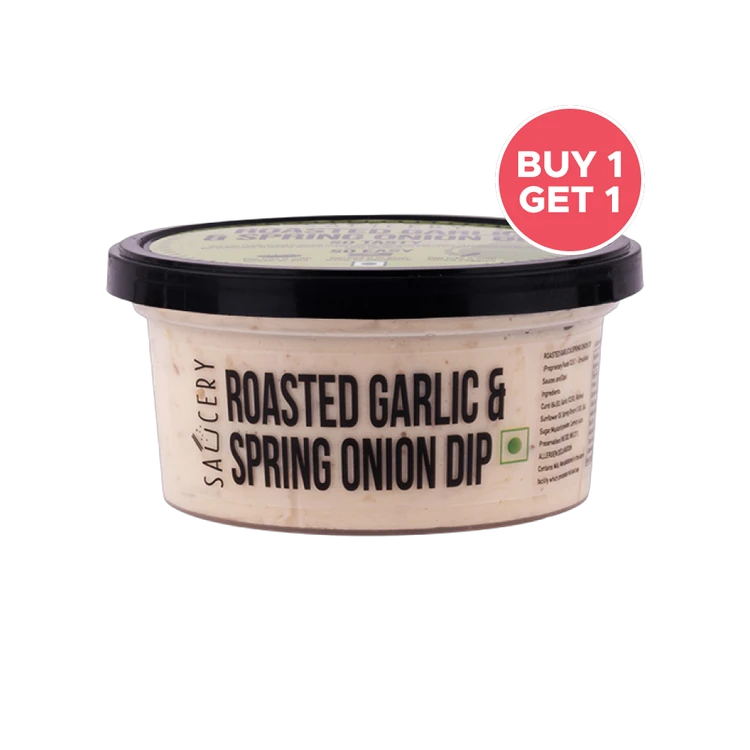 Saucery Roasted Garlic & Spring Onion Dip - Buy 1 Get 1 Free