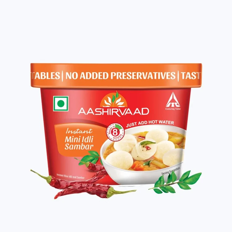Aashirvaad Instant Mini Idli Sambhar Ready to Eat