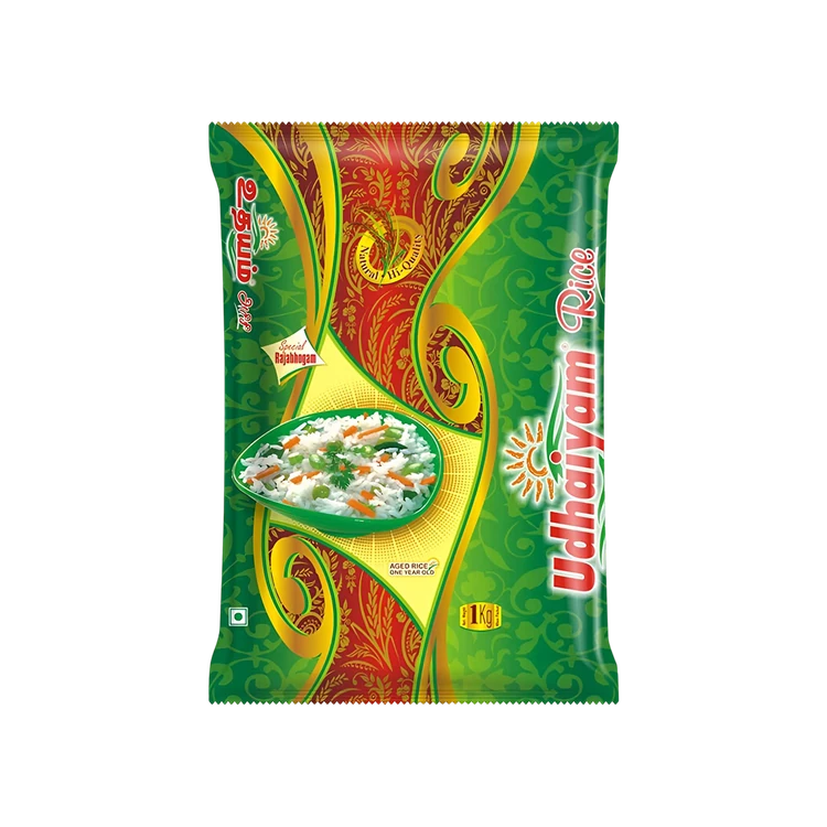 Udhaiyam Boiled Ponni Rice (1kg) (Medium Grain) (Ponni Akki)