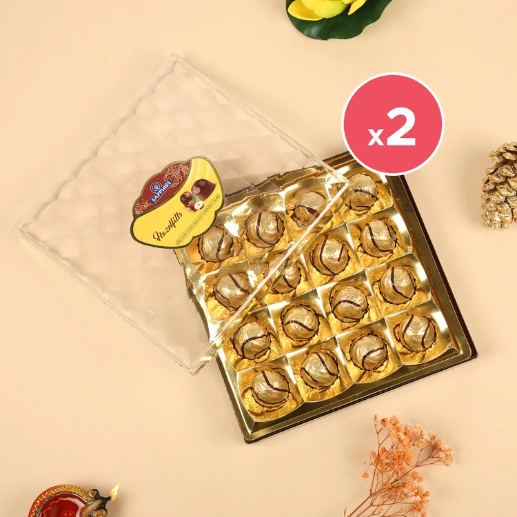 Sapphire Hazelfills Chocolate Gift Pack - Pack of 2