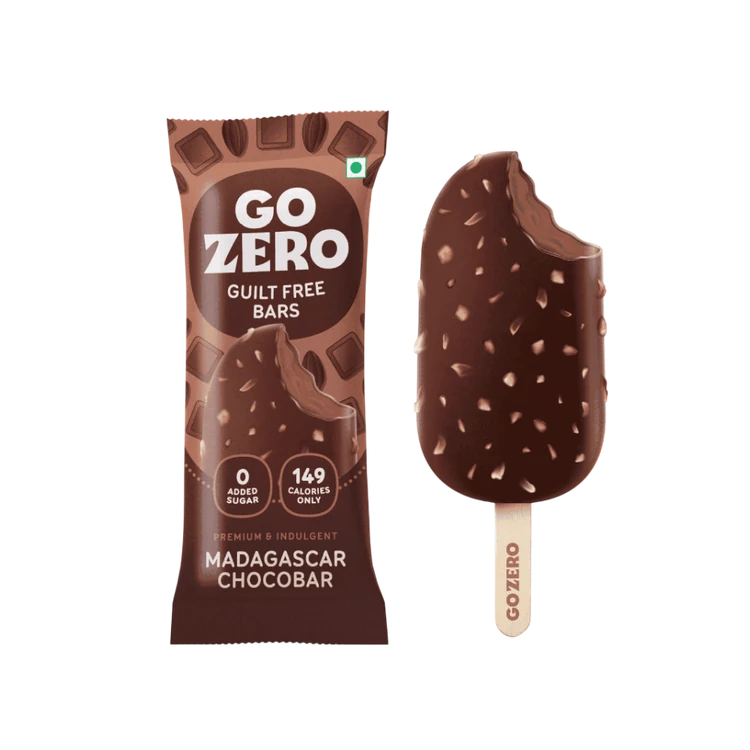 Go Zero Madagascar Chocolate Low Calorie Guilt Free Ice Cream Stick