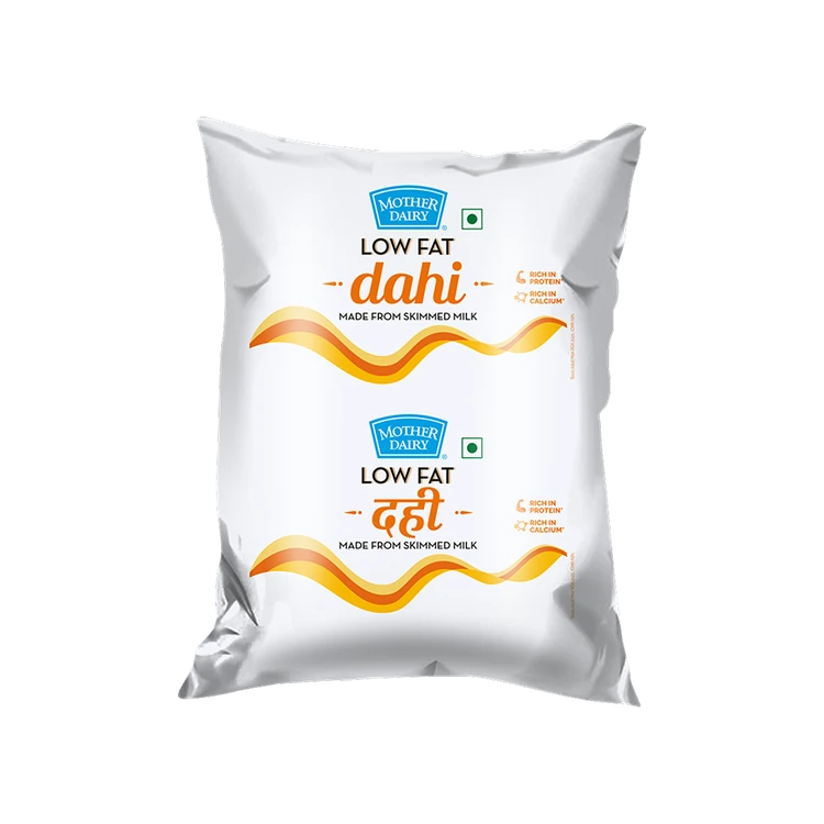 Mother Dairy Pouch Curd (Low-Fat)