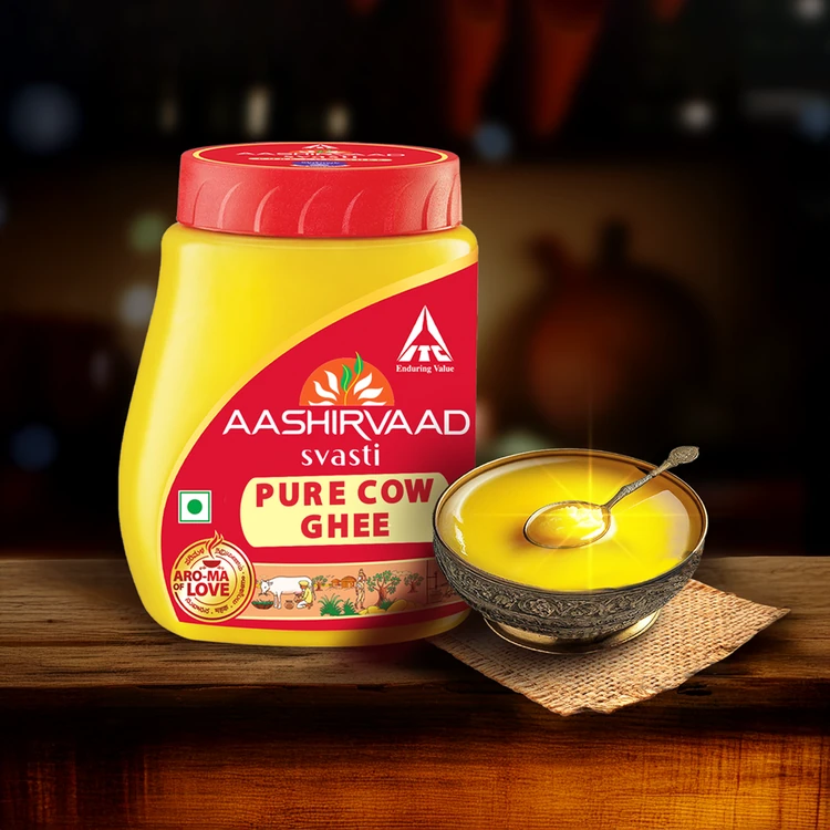 Aashirvaad Svasti Pure Cow Ghee (Hasuvina Tuppa)