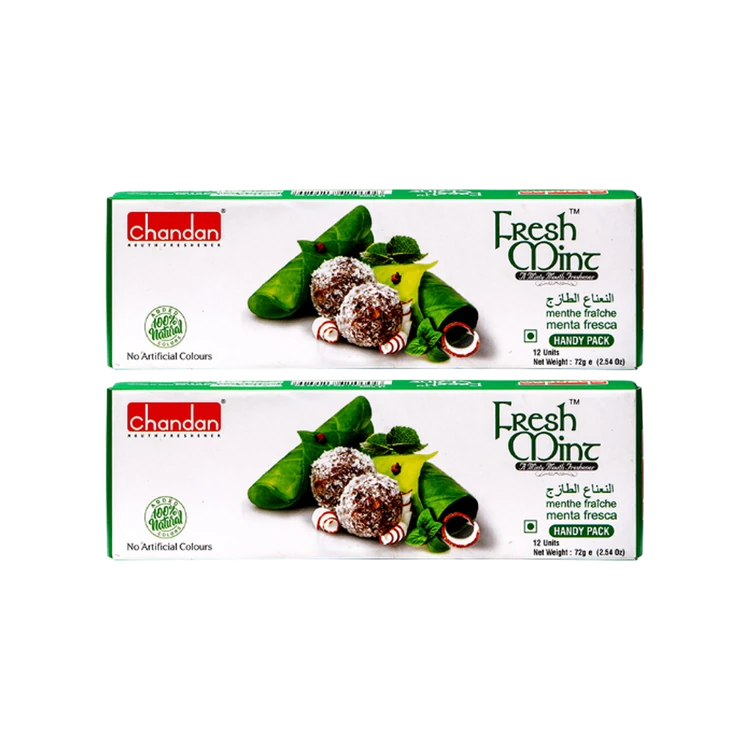 Chandan Fresh Mint Mouth Freshener - Pack of 2