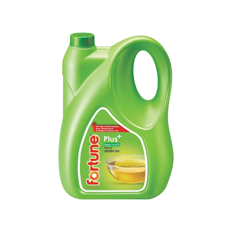 Fortune Plus Soya Health Refined Soyabean Oil (Soyabean Enne)