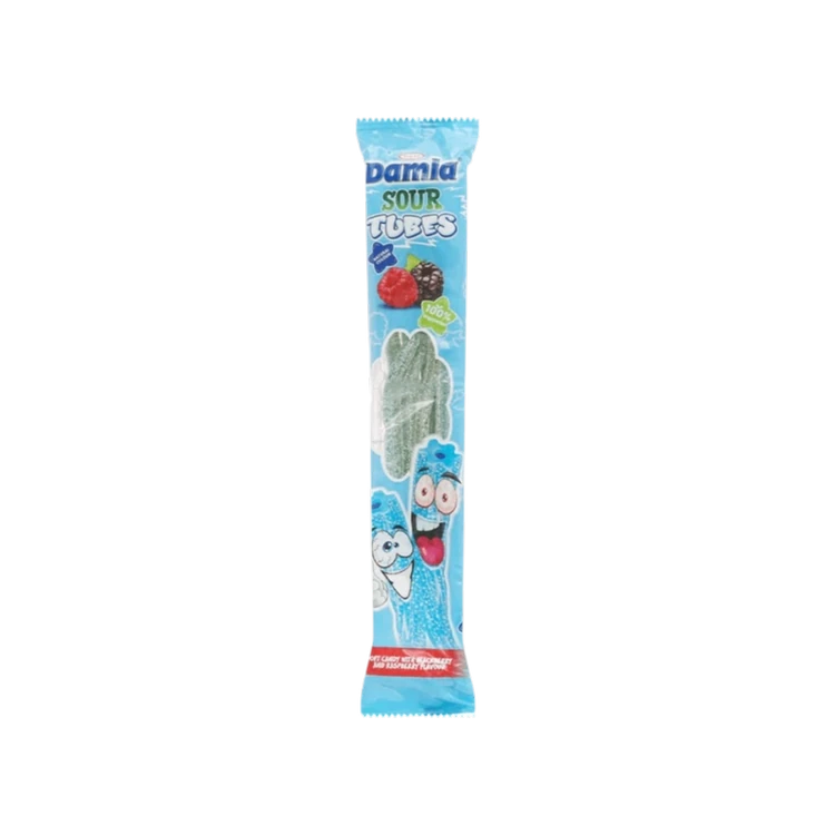 DAMLA Sour Tube Candy (Blackberry & Raspberry)