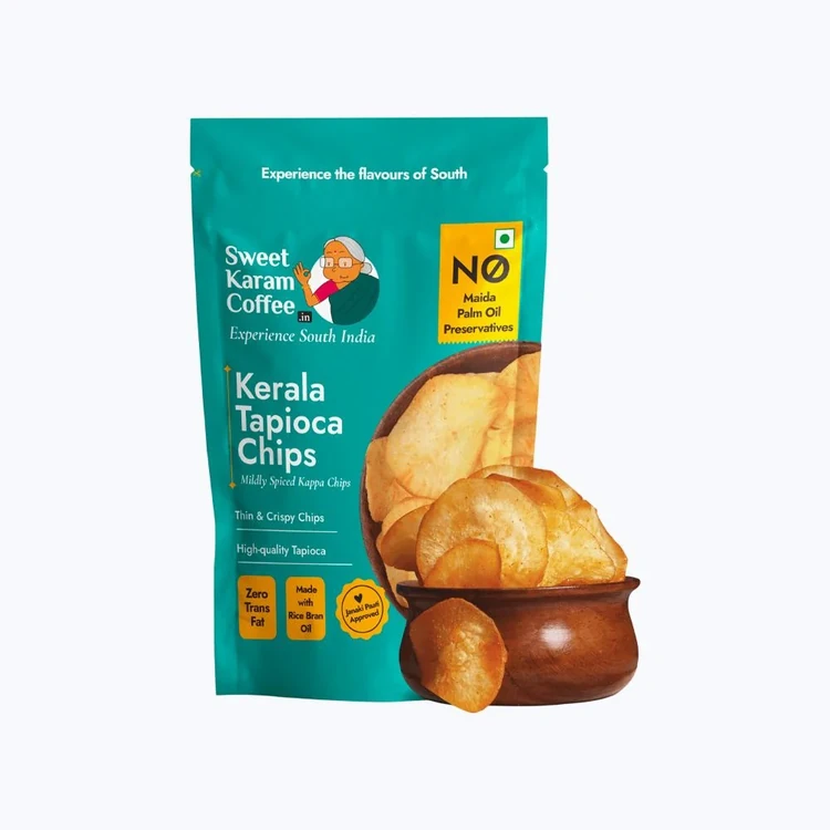 Sweet Karam Coffee Tapioca Chips - No Palm Oil