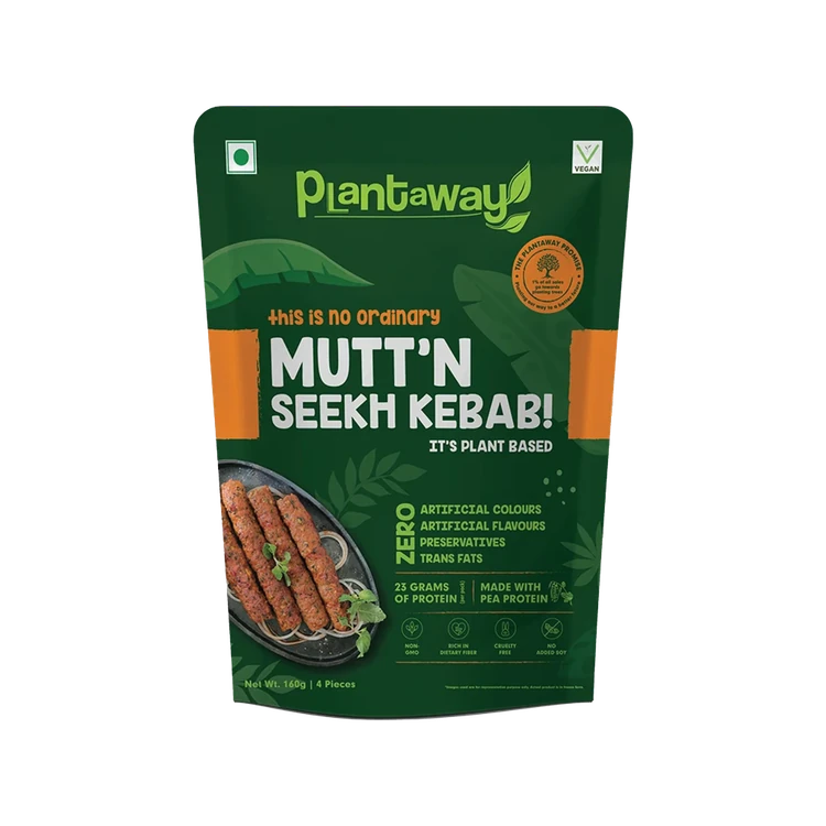 Plantaway Plant Based Mutton Seekh Kebab