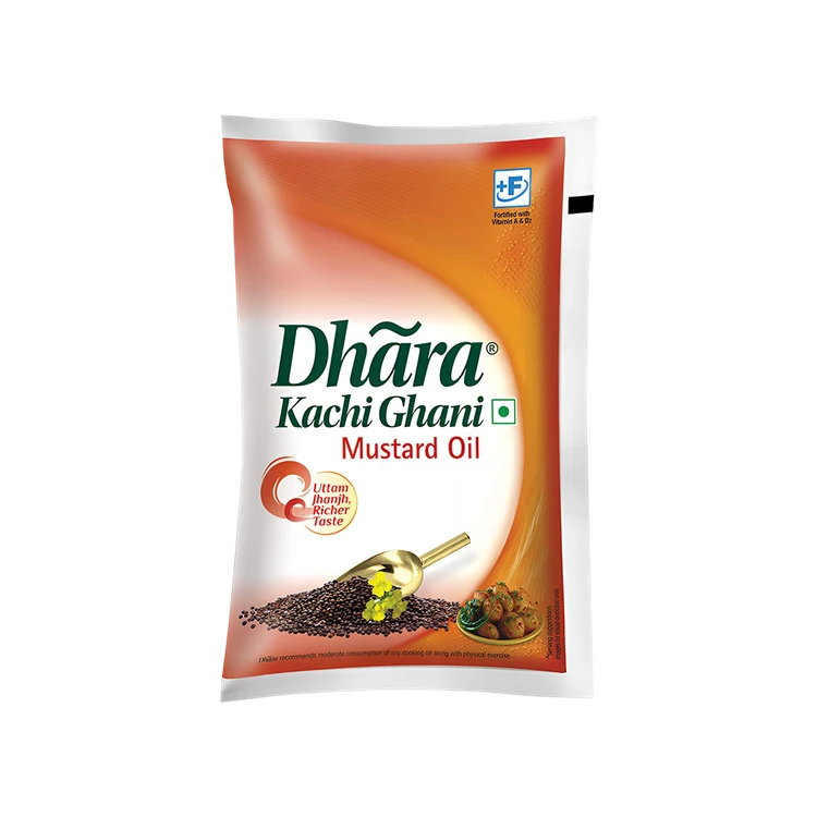 Dhara Kachi Ghani Mustard Oil (0% Trans Fat) (Sasive Enne)