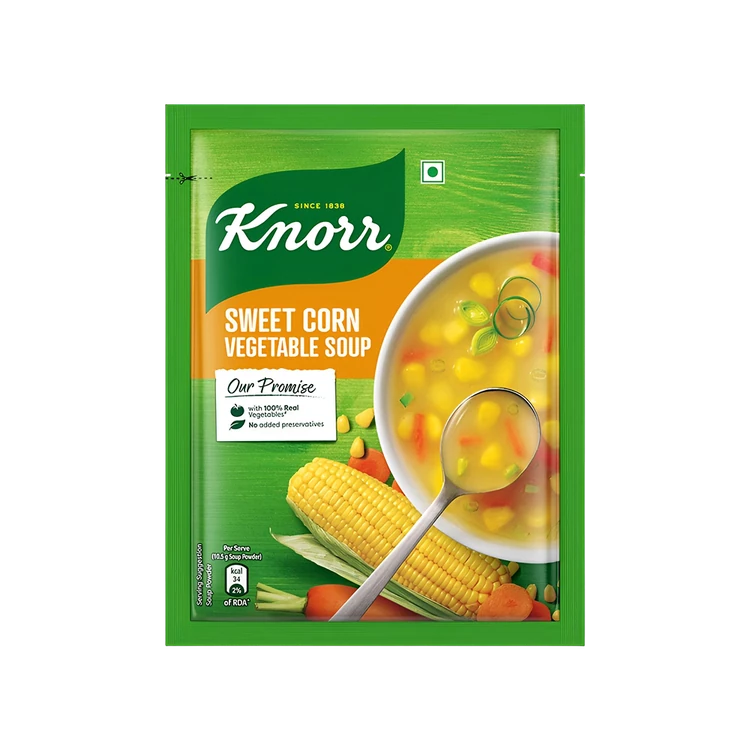 Knorr Classic Sweet Corn Vegetable Soup with No Added Preservatives