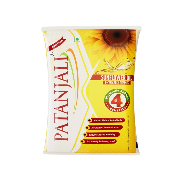 Patanjali Fortified Sunflower Oil (Suryakanthi Enne)