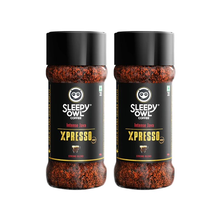 Sleepy Owl Xpresso Intense Java Strong Instant Coffee - Pack of 2