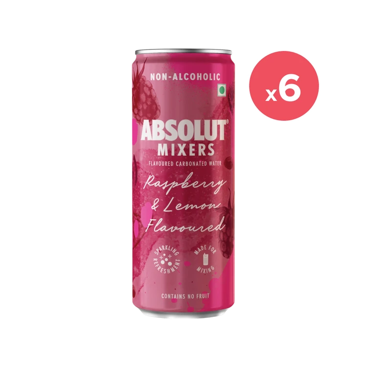 Absolut Mixers (Raspberry & Lemon Flavoured)