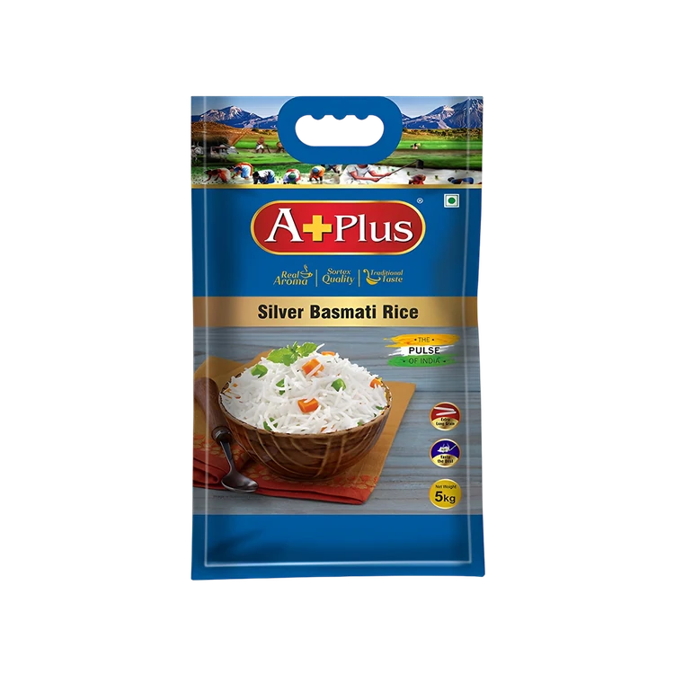 Aplus Silver Basmati Rice (Long Grain) (Basmati Akki)