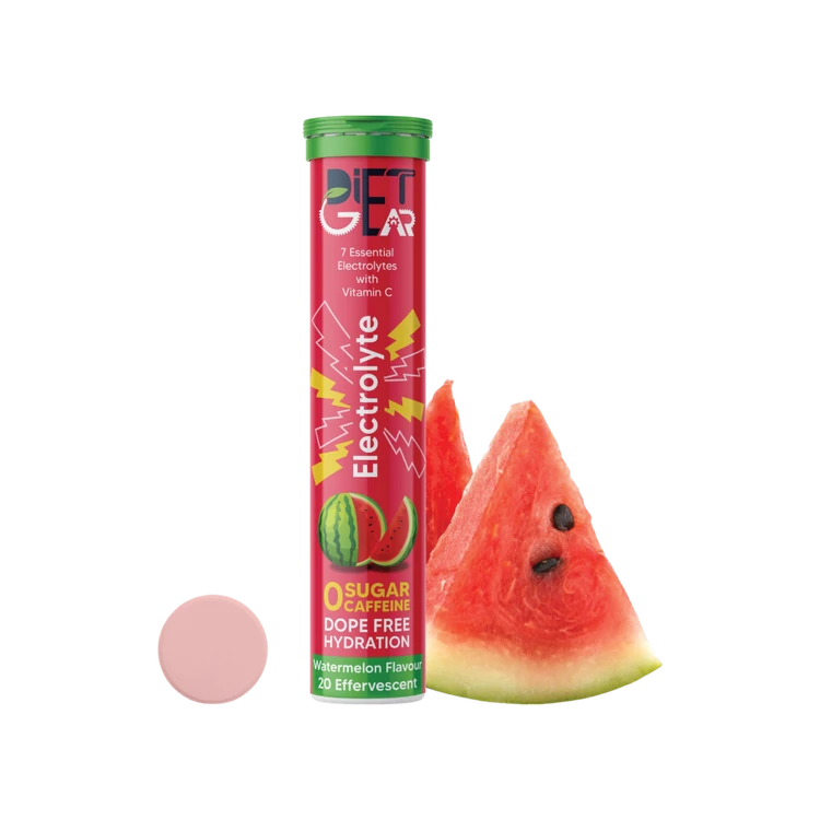 Diet Gear Electrolyte Watermelon Flavour Effervescent Tablets