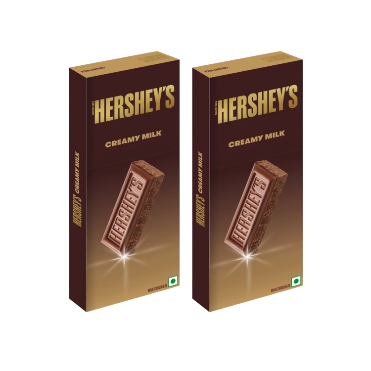 Hershey's Creamy Milk Chocolate Bar - Pack of 2
