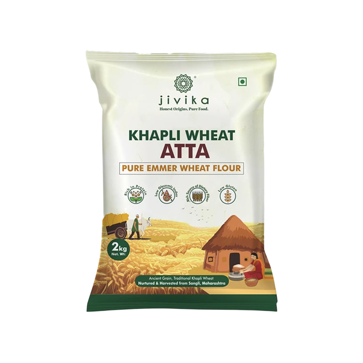 Jivika Khapli Wheat Atta