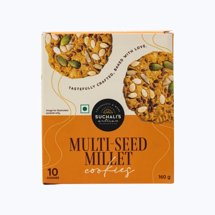 Suchali's Artisan Bakehouse Multiseed Millet Cookies