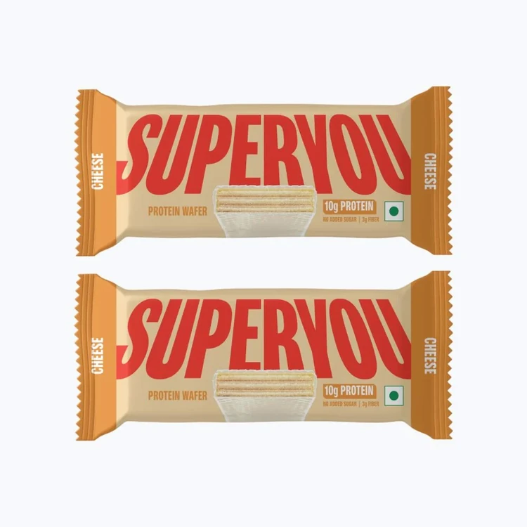 SuperYou Cheese Wafer Protein Bar - Pack of 2