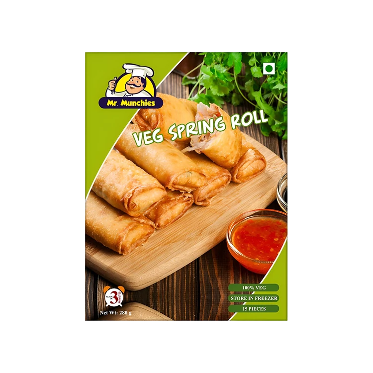 Mr. Munchies Veg Spring Roll (Frozen)