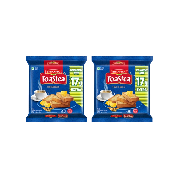 Britannia Toastea Butter Rusk - Pack of 2