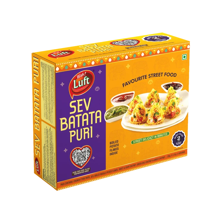 Wah Luft Batata Sevpuri, Box