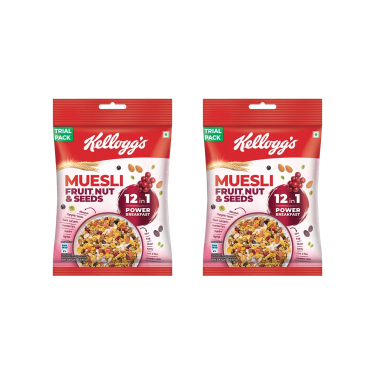 Kellogg's Fruit, Nut & Seeds Muesli - Pack of 2