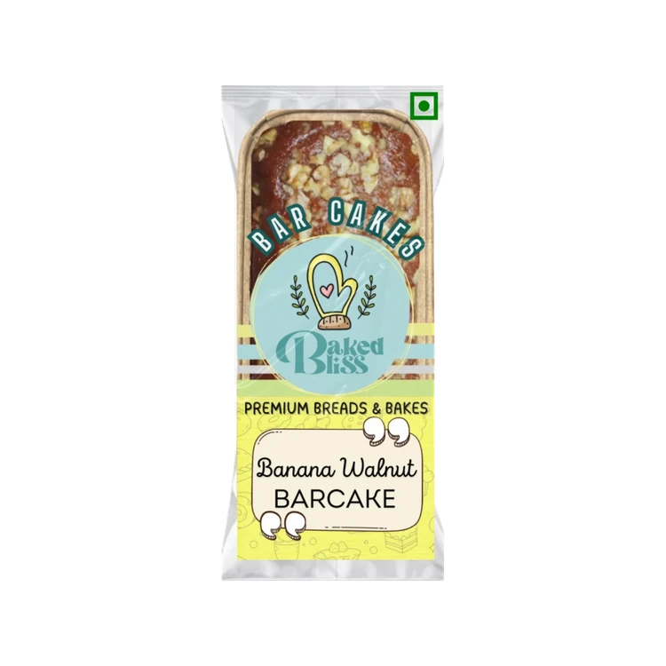 Baked Bliss Banana Walnut Bar Cake