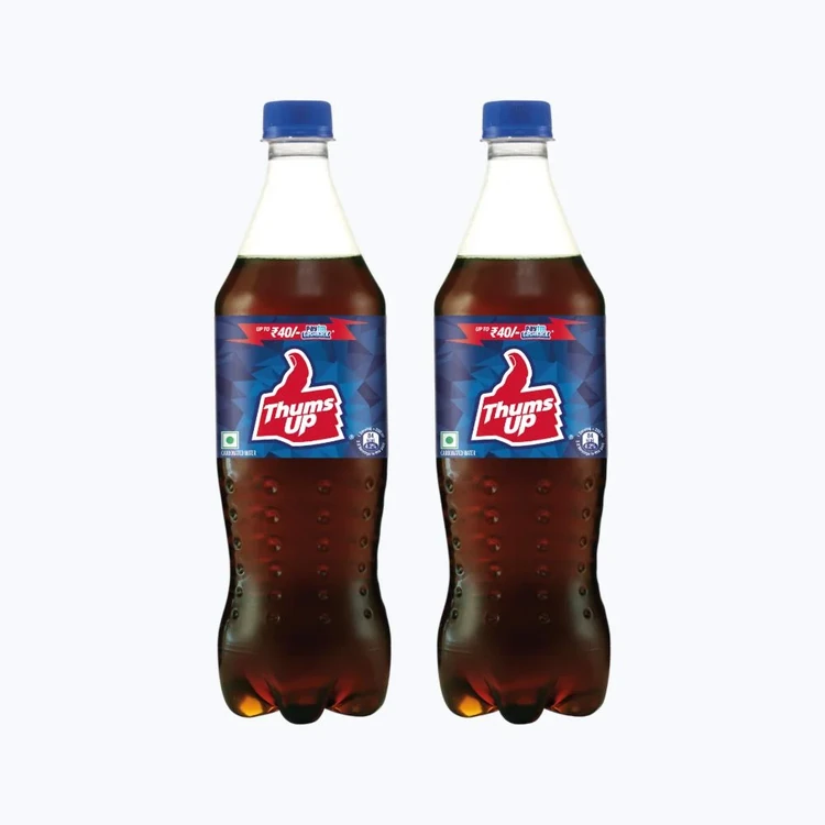 Thums Up Cola Soft Drink (750 ml) - Pack of 2