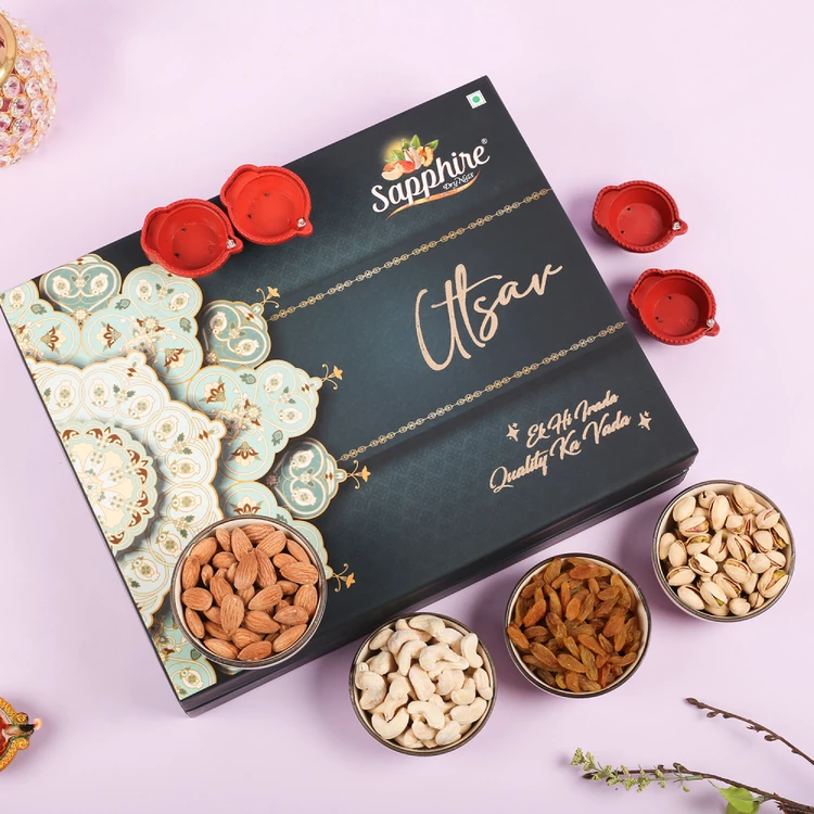 Sapphire Utsav Dry Fruits Gift Pack (Dry Fruits Udugore Pack)